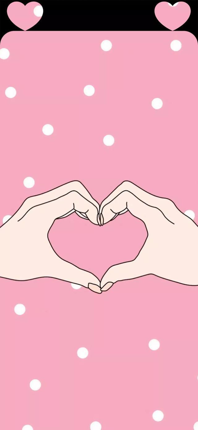 类似这样耳朵壁纸完美搭配iphoneX和其他大屏幕iphone，挺赞!