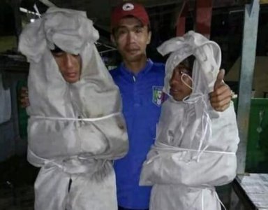 ​恶作剧玩过头！两少年扮鬼吓人被警察罚睡墓地