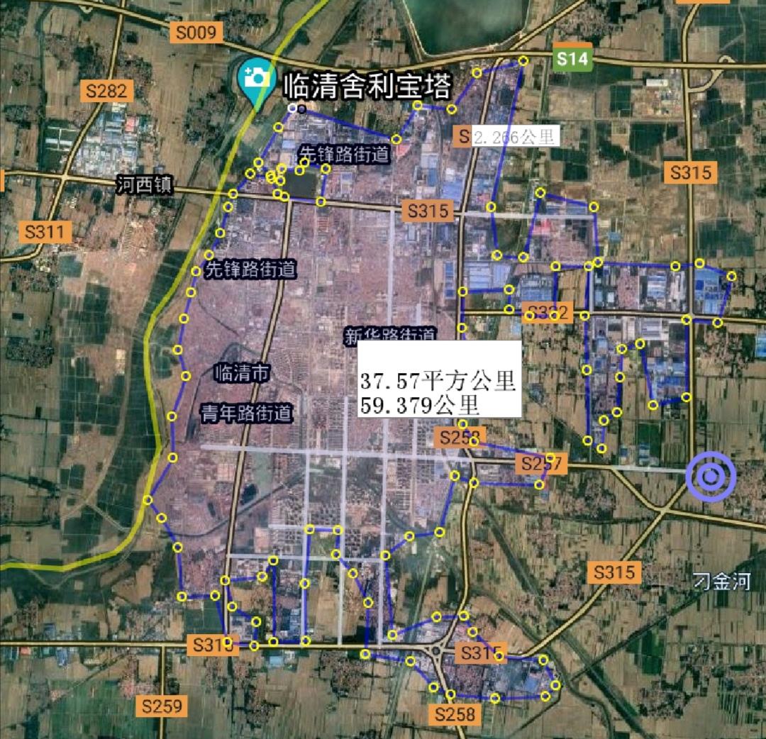 山东聊城市各区县面积排名(莘县面积最小 东昌府区最大)