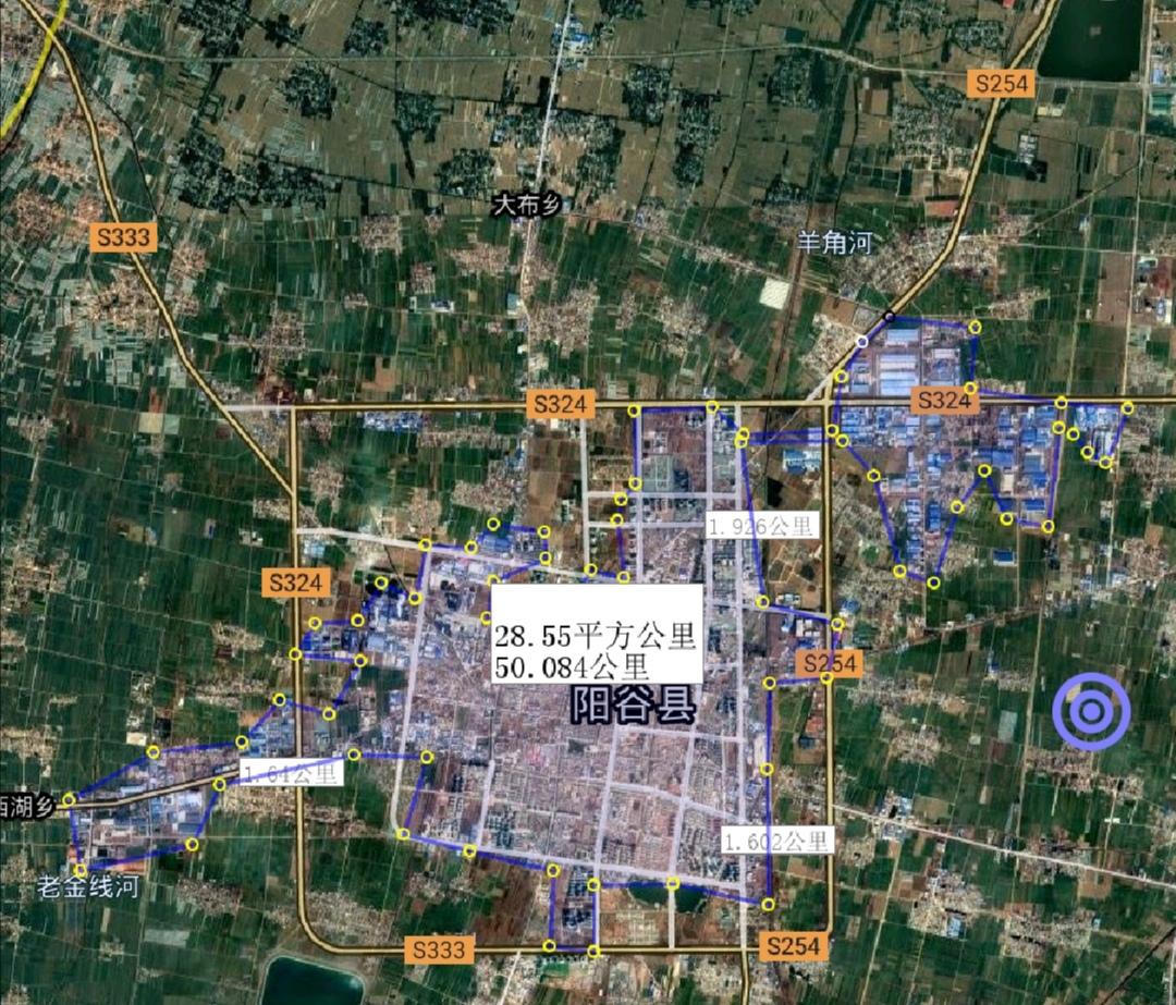 山东聊城市各区县面积排名(莘县面积最小 东昌府区最大)