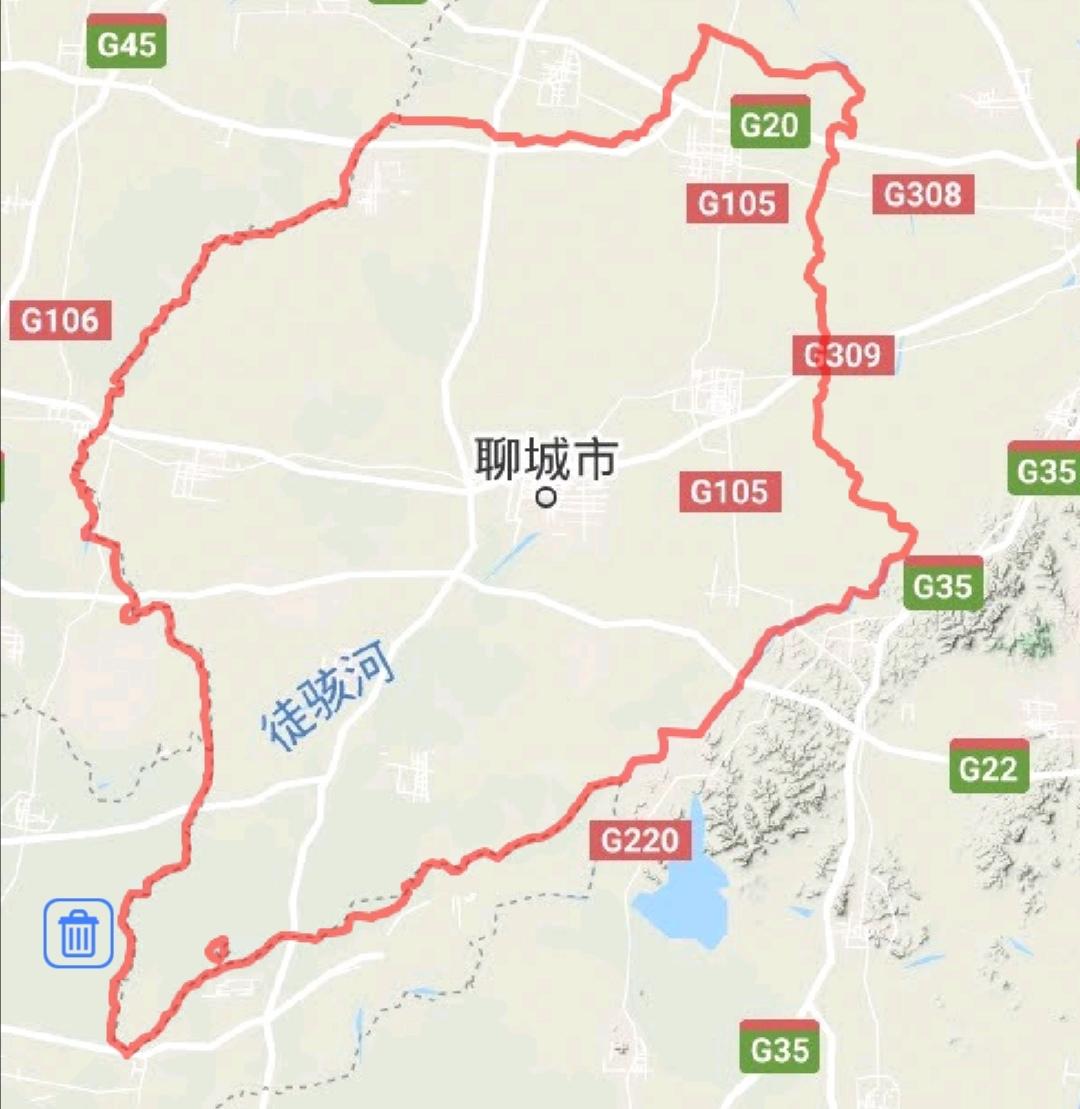 山东聊城市各区县面积排名(莘县面积最小 东昌府区最大)