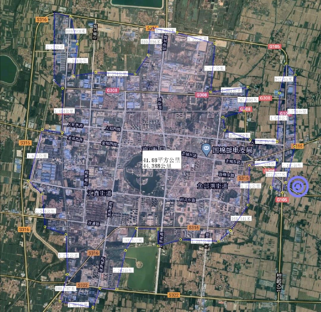 山东聊城市各区县面积排名(莘县面积最小 东昌府区最大)