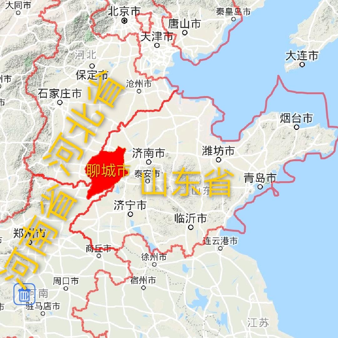 山东聊城市各区县面积排名(莘县面积最小 东昌府区最大)