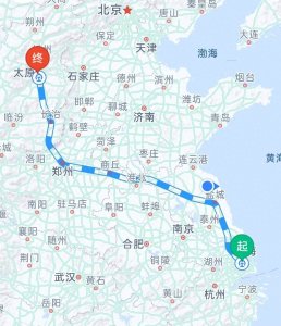 ​既有上海至太原的高铁有点绕且车次少，非常期待规划中的沪太高铁