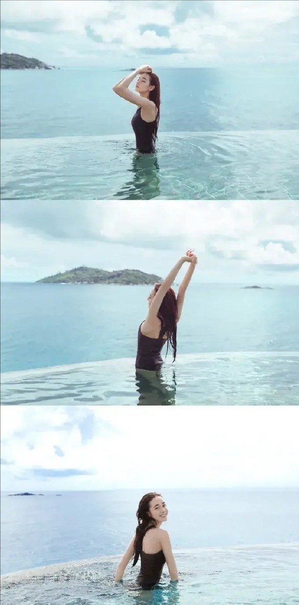 杨超越比基尼照片(女明星夏日泳装大赏)