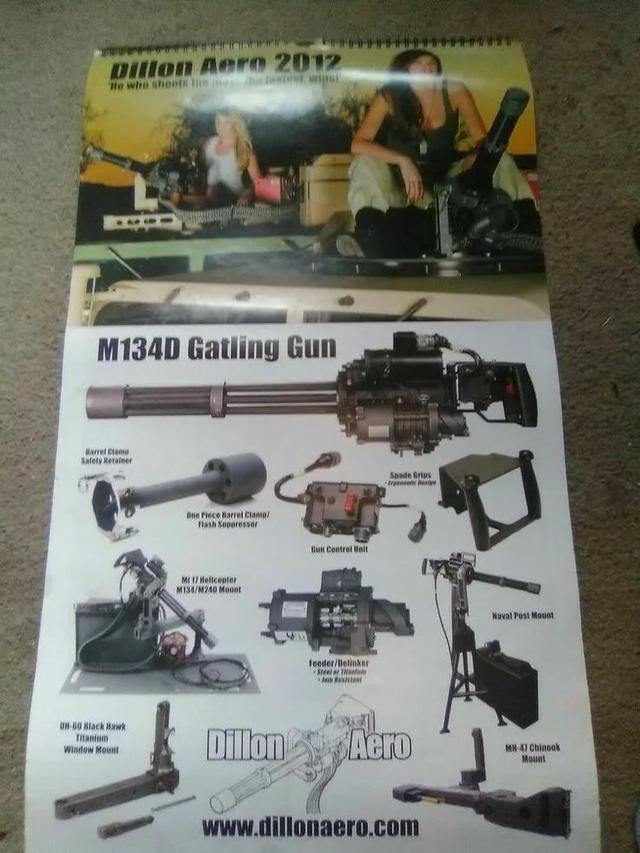 美国7.62毫米加特林机枪（盘点中美俄三国的加特林多管机枪）(3)