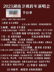 ​四大卫视+B站跨年节目单！哪个是你最想看的？