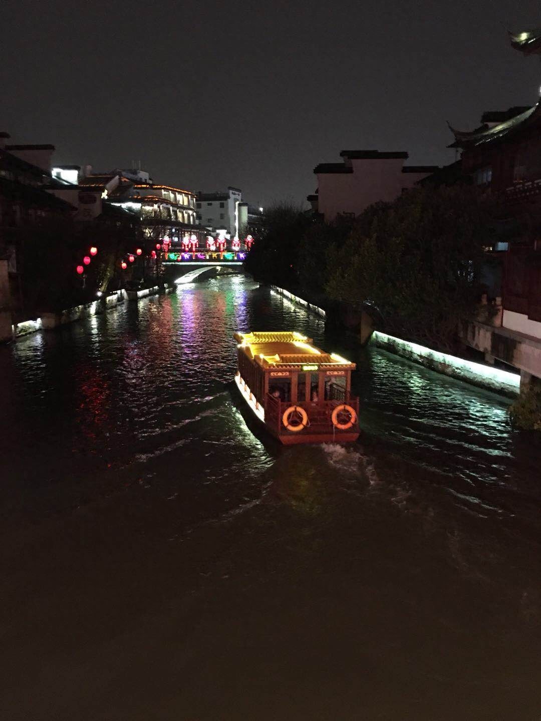 秦淮夜景美如画-南京夫子庙