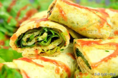 ​如何做鸡蛋饼？6个鸡蛋搅一搅，轻松做早餐！