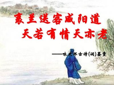 ​衰兰送客咸阳道天若有情天亦老的意思是什么（金铜仙人辞汉歌原文阅读）