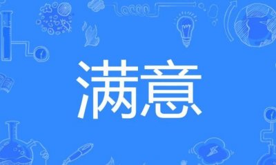 ​满意什么意思（词语满意什么意思）