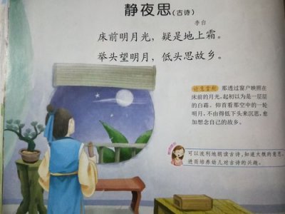 ​静夜诗的解释（静夜诗的解释及原文）