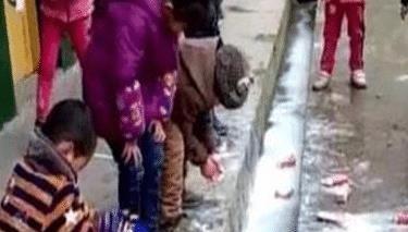 学生倒牛奶续, 勤俭节约是美德, 但不代表吃不下还得硬塞