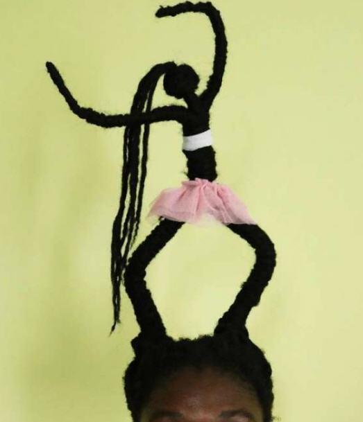 非洲美女“魔发师”,玩出来的头发花样,让人拍案叫绝