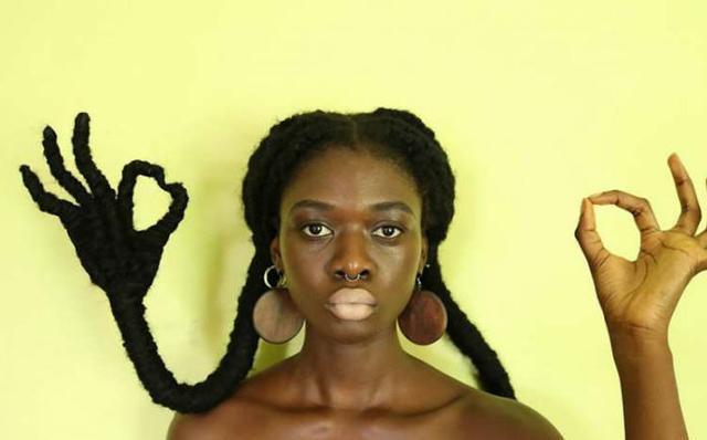 非洲美女“魔发师”,玩出来的头发花样,让人拍案叫绝