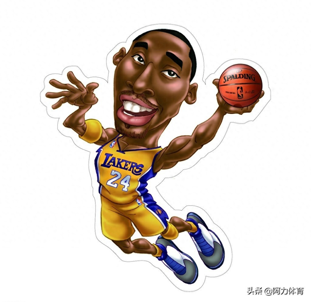 致敬黑曼巴 科比漫画形象合集