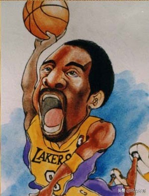 致敬黑曼巴 科比漫画形象合集