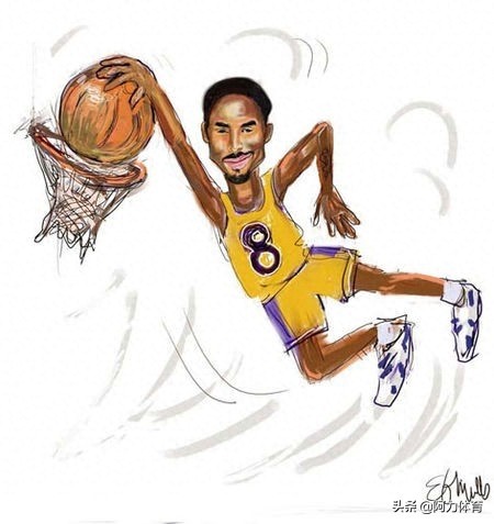 致敬黑曼巴 科比漫画形象合集