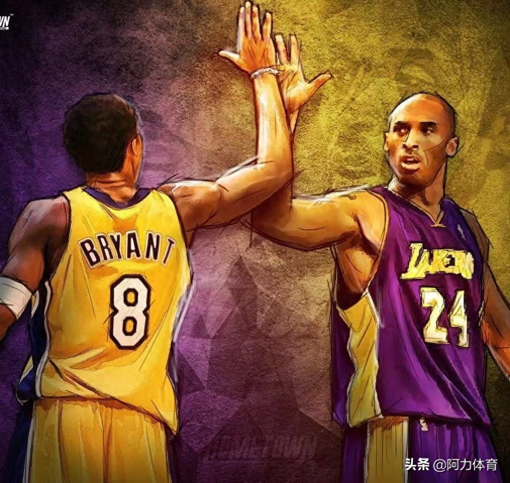 致敬黑曼巴 科比漫画形象合集