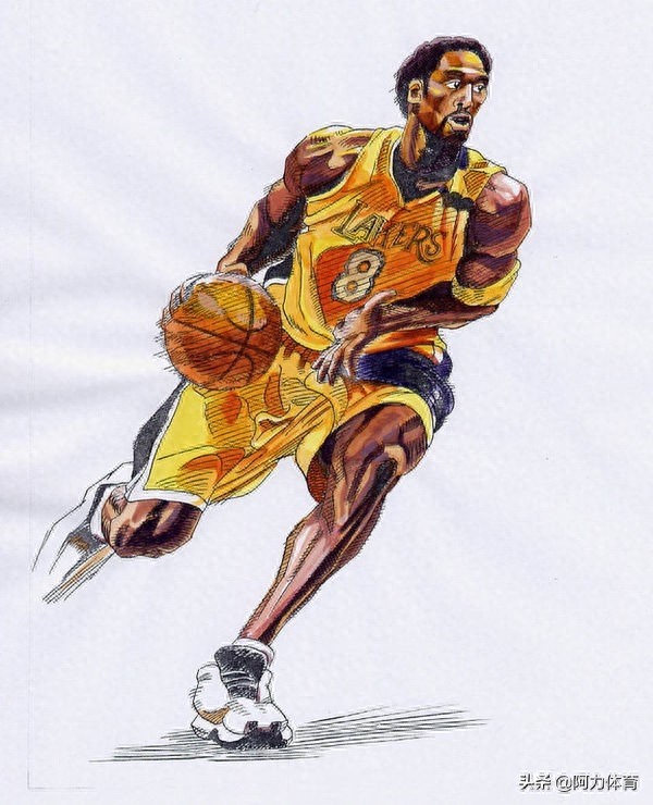 致敬黑曼巴 科比漫画形象合集