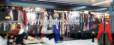 ​打包价是什么意思