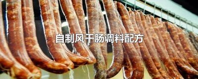 ​风干肠制作工艺及配方图片 风干肠的制作工艺