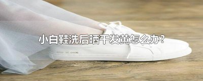 ​小白鞋洗后晒干发黄怎么办?