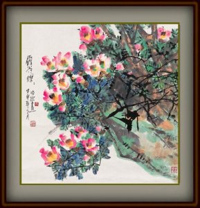 ​烂漫春光 --- 郭怡孮花鸟画作品欣赏