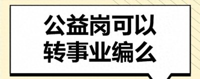 什么是公益岗，有望转事业编吗？