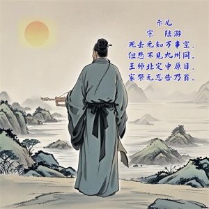 ​小学必背诗词欣赏-《示儿》