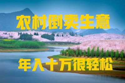 ​农村倒卖什么东西能赚钱？这里有你想要的答案，很真实