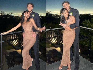 ​24岁球哥秀恩爱，与黑人女友甜蜜自拍！粉碎追詹娜传闻，眼光真好