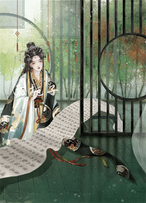 一组非常不错的古风人物插画作品欣赏！造型漂亮画面相当唯美