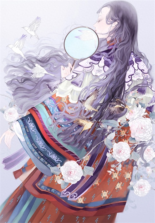 一组非常不错的古风人物插画作品欣赏！造型漂亮画面相当唯美