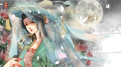 一组非常不错的古风人物插画作品欣赏！造型漂亮画面相当唯美