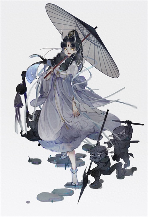 一组非常不错的古风人物插画作品欣赏！造型漂亮画面相当唯美