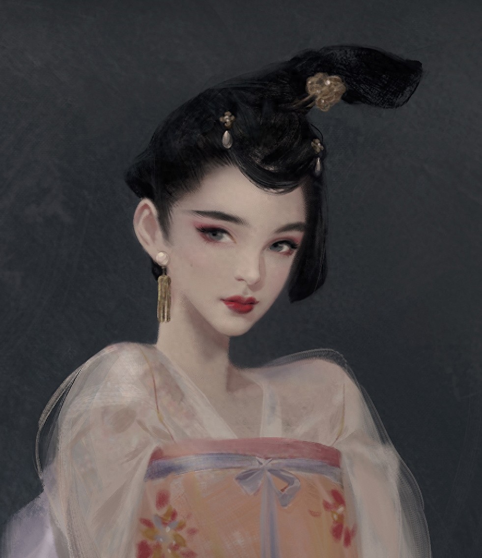 一组非常不错的古风人物插画作品欣赏！造型漂亮画面相当唯美