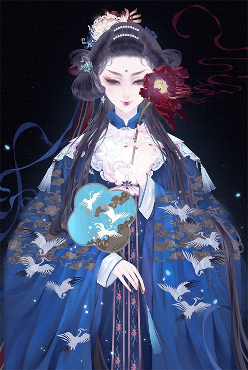 一组非常不错的古风人物插画作品欣赏！造型漂亮画面相当唯美