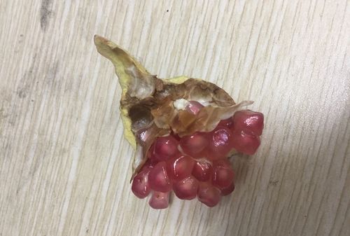 石榴 里面红的发黑 能吃吗