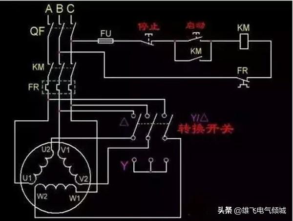 电动机怎么接线图解(老电工带你学电动机接线)(3)