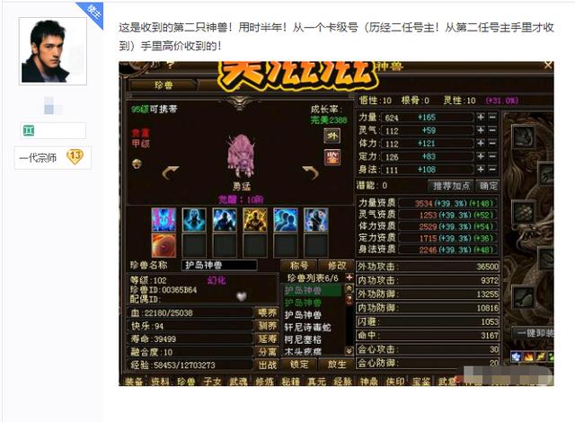 天龙里的稀有珍兽（一人拥有五只绝版神兽宝宝是什么体验）(3)