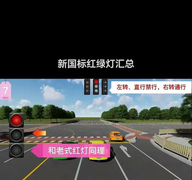 如何看懂新国标红绿灯(官方发布的新版国标红绿灯解读)(4)